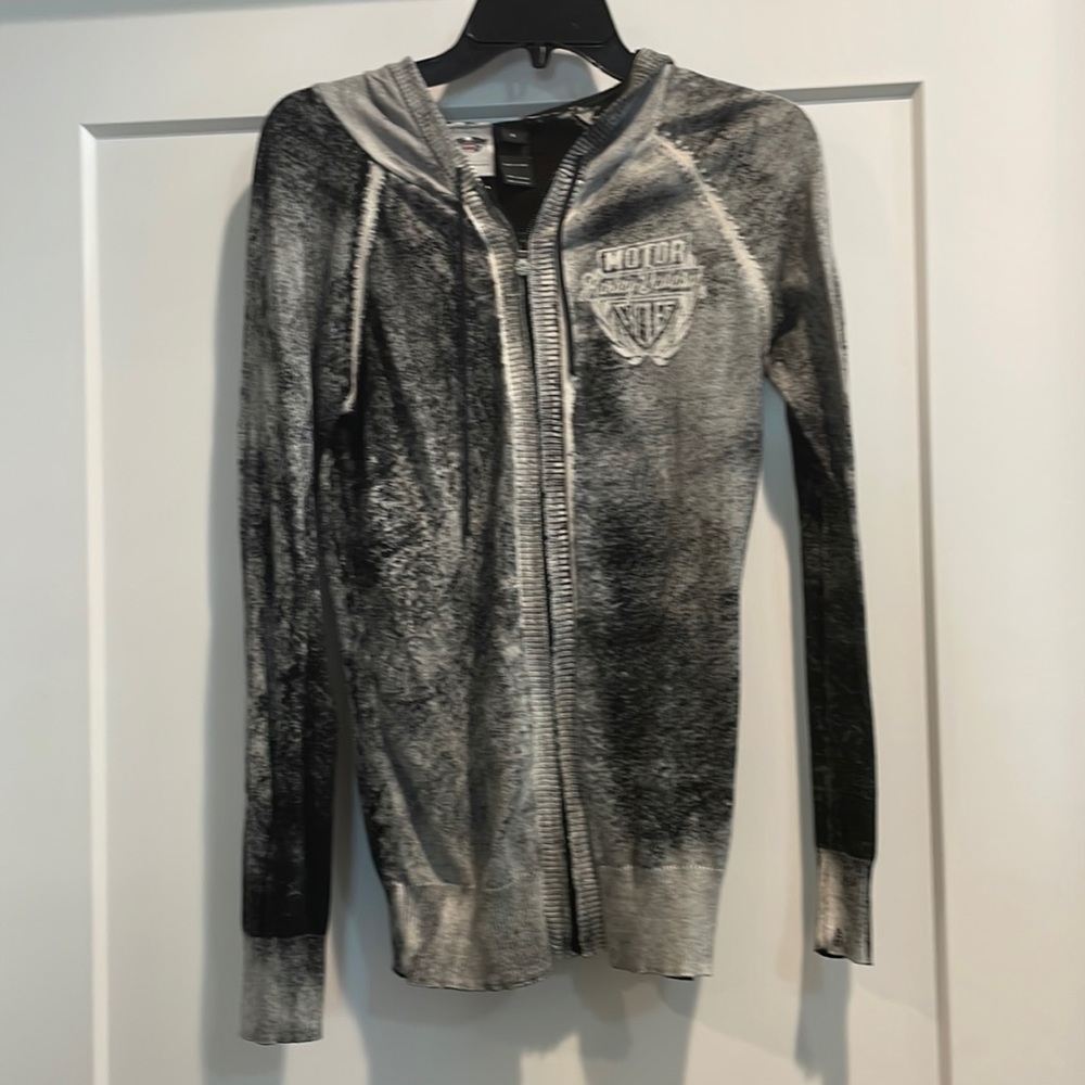 Harley Davidson zip up hoodie sweater size small